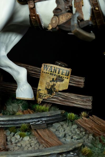 Arthur Morgan & Horse Diorama &ndash; RDR2 | Exclusive Hand-Painted Figure, Painted, L (36cm)