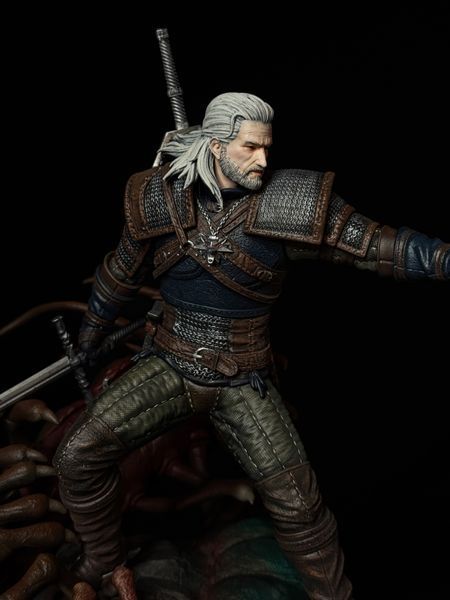 Коллекционная диорама Геральт из Ривии &mdash; Ведьмак (The Witcher) Geralt nom nom фото