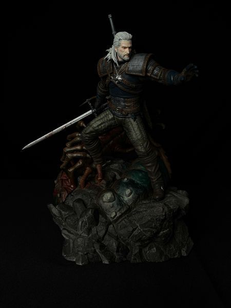 Коллекционная диорама Геральт из Ривии &mdash; Ведьмак (The Witcher) Geralt nom nom фото