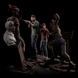 Joel & Ellie Collectible Diorama (The Last of Us), Painted, S (17cm)
