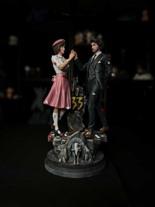 ☆ Diorama Art Sophie and Gustav – Expedition 33 Diorama | Hand-painted