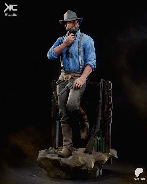 Arthur Morgan &mdash; Exclusive Figure from Red Dead Redemption 2, Painted, S (22cm)