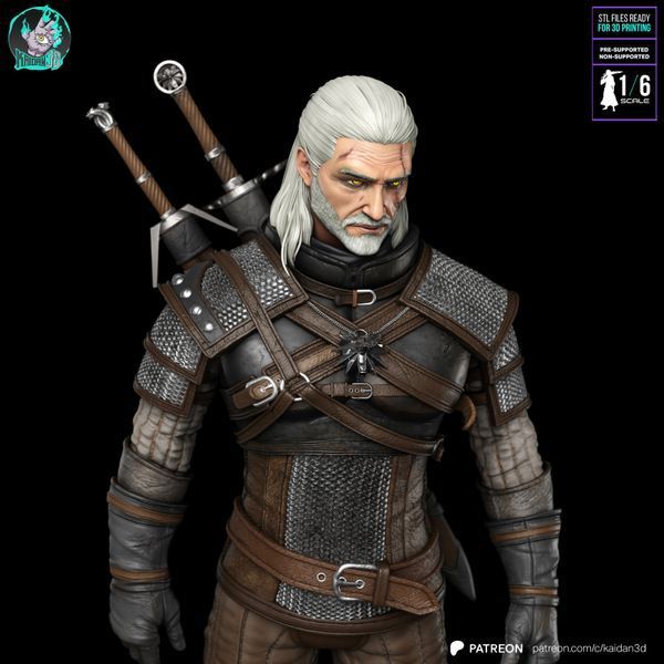 Коллекционная диорама Геральт из Ривии &mdash; Ведьмак (The Witcher) Geralt 02 фото