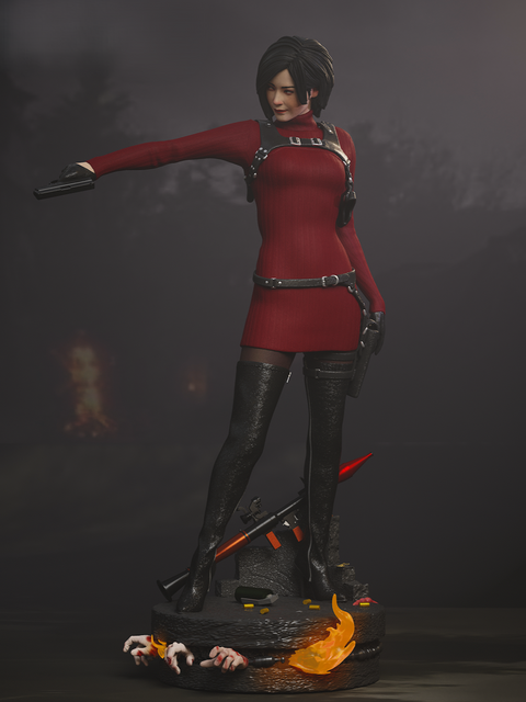 Коллекционная фигурка Ады Вонг &mdash; Resident Evil 4 Ada Wong Collectible Figure &mdash; Resident Evil 4 фото
