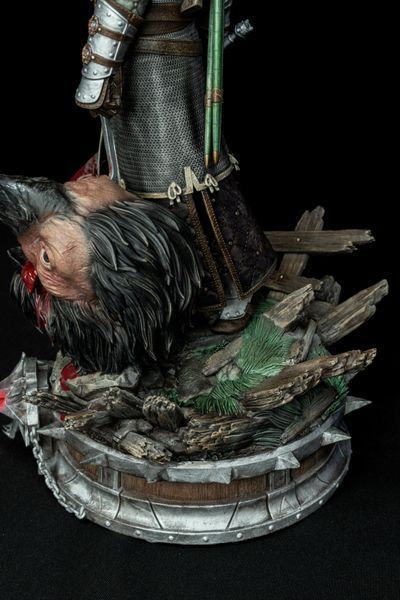 Geralt of Rivia Collectible Figure (Ursine Armor) &mdash; The WItcher &mdash; Hearts of Stone & Toxicity Edition, Painted, L (28cm)