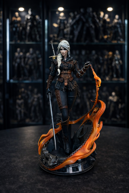 Цири &mdash; коллекционная диорама по игре Ведьмак 4 Ciri The Witcher 4 фото