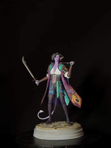 Mollymauk Tealeaf Statue &ndash; Resin Collectible | Actual Photos | Handmade Mollymauk Tealeaf Statue фото
