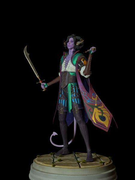 Mollymauk Tealeaf Statue &ndash; Resin Collectible | Actual Photos | Handmade Mollymauk Tealeaf Statue фото