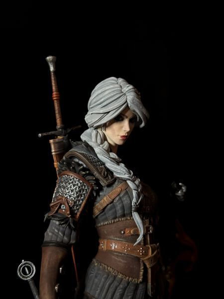 Цири &mdash; коллекционная диорама по игре Ведьмак 4 Ciri The Witcher 4 фото