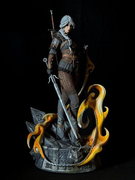 Цири &mdash; коллекционная диорама по игре Ведьмак 4 Ciri The Witcher 4 фото