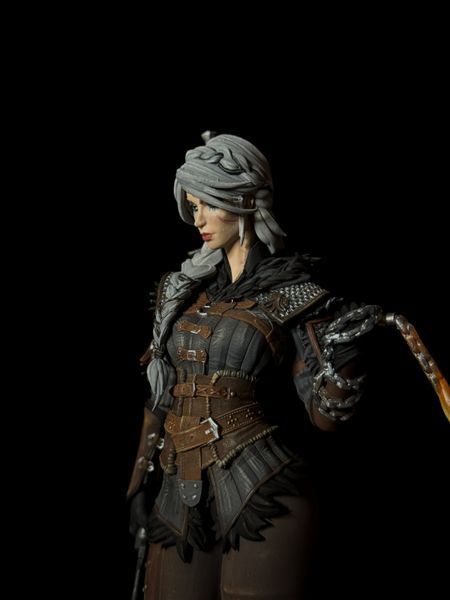Цири &mdash; коллекционная диорама по игре Ведьмак 4 Ciri The Witcher 4 фото