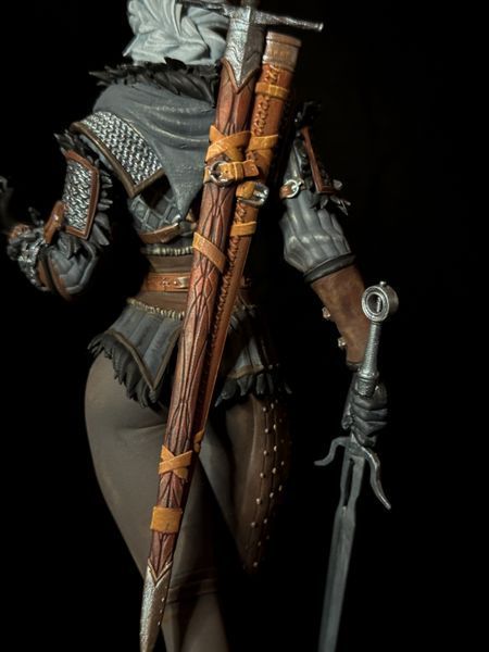 Цири &mdash; коллекционная диорама по игре Ведьмак 4 Ciri The Witcher 4 фото