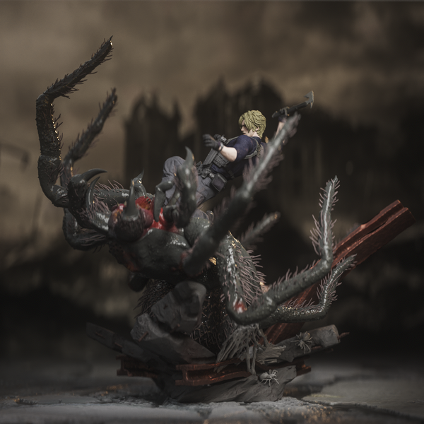 Коллекционная диорама Леон С. Кеннеди &mdash; Resident Evil Requiem Leon S. Kennedy Collectible Diorama &mdash; Resident Evil Requiem 2 фото