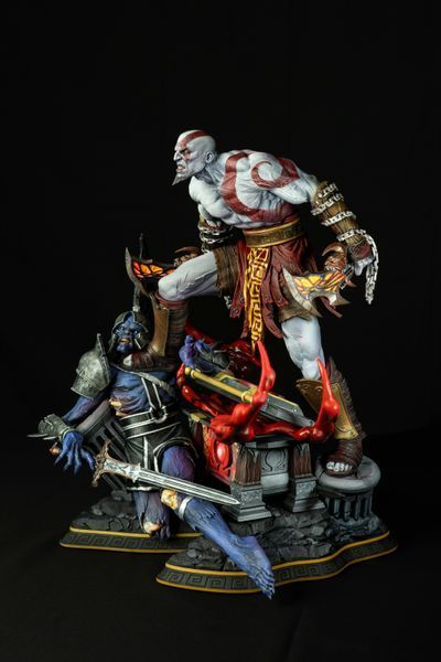 Kratos Collectible Figure (God of War) &mdash; Kratos Figure, Painted, S (25cm)