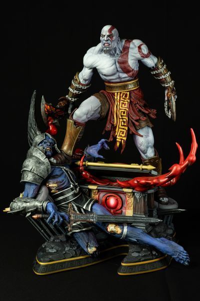 Kratos Collectible Figure (God of War) &mdash; Kratos Figure, Painted, S (25cm)