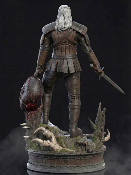 Коллекционная статуэтка Геральт из Ривии &mdash; Ведьмак (The Witcher) Geralt 01 фото