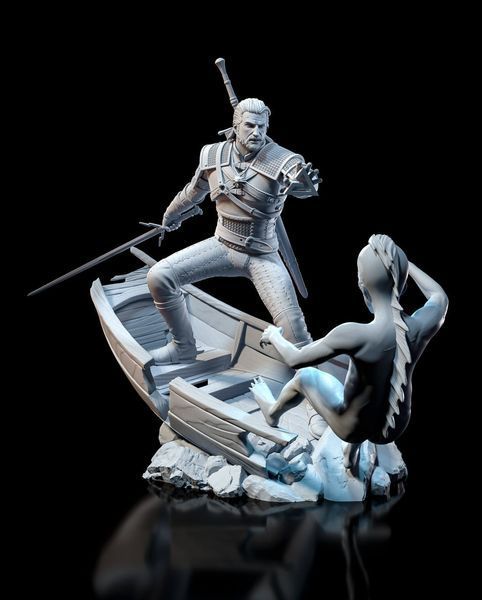 Коллекционная диорама Геральт из Ривии &mdash; Ведьмак (The Witcher) Geralt 04 фото