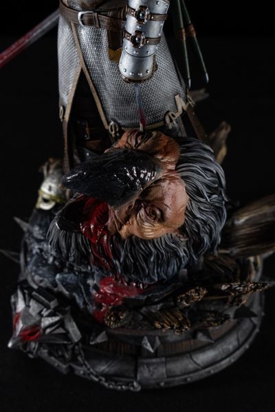 Geralt of Rivia Collectible Statue &mdash; The Witcher, Painted, L (28cm)