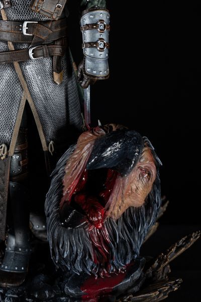 Geralt of Rivia Collectible Statue &mdash; The Witcher, Painted, L (28cm)