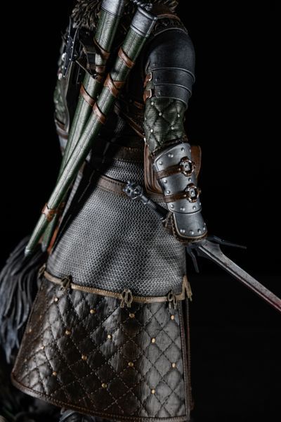 Geralt of Rivia Collectible Statue &mdash; The Witcher, Painted, L (28cm)