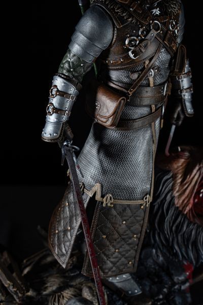 Geralt of Rivia Collectible Statue &mdash; The Witcher, Painted, L (28cm)
