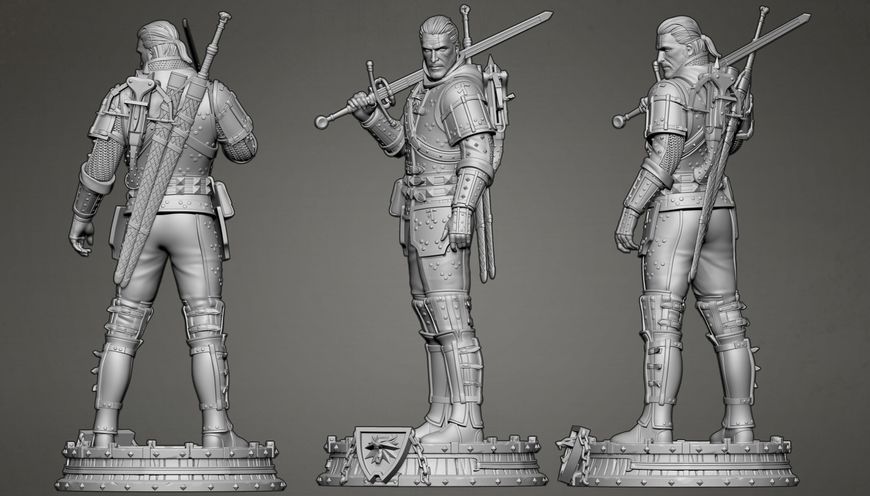 Коллекционная диорама Геральт из Ривии &mdash; Ведьмак (The Witcher) Geralt 05 фото
