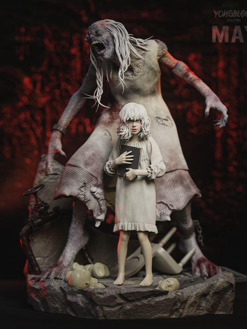 Коллекционная диорама Emily and The Girl &mdash; Resident Evil Requiem Emily and The Girl Collectible Diorama &mdash; Resident Evil Requiem фото