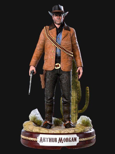 Arthur Morgan &mdash; Exclusive Figure from Red Dead Redemption 2, Painted, S (25cm)