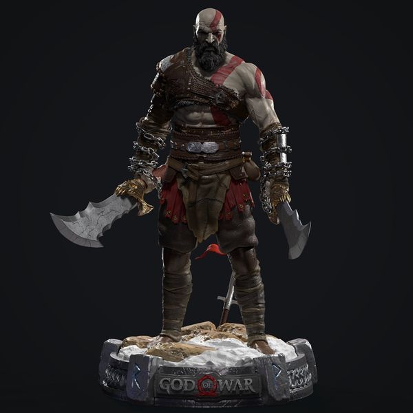 Коллекционная фигурка Кратос &mdash; God of War Kratos Collectible Figure &mdash; God of War 5 фото