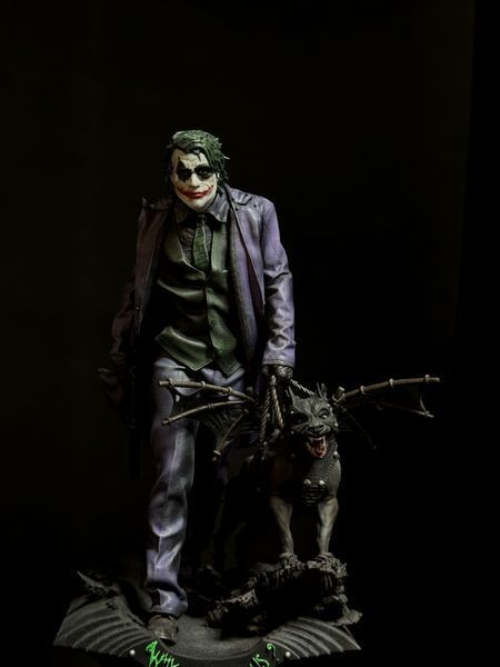 Джокер &mdash; фигурка в стиле Хита Леджера | Коллекционная ручная работа Joker &ndash; Heath Ledger Edition фото