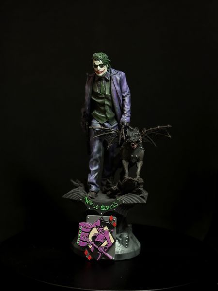 Джокер &mdash; фигурка в стиле Хита Леджера | Коллекционная ручная работа Joker &ndash; Heath Ledger Edition фото
