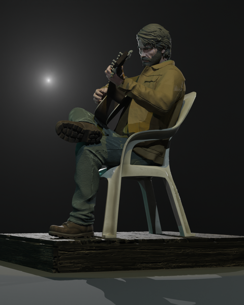 Joel Collectible Figure (The Last of Us), Painted, S (15cm)
