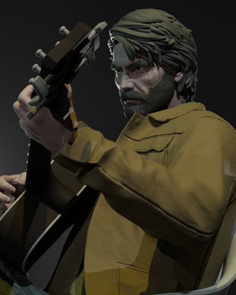 Joel Collectible Figure (The Last of Us), Painted, S (15cm)