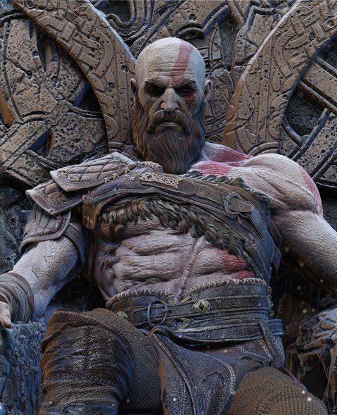 Коллекционная диорама Кратос на троне &mdash; God of War Kratos on Throne Diorama &mdash; God of War Collectible Statue фото
