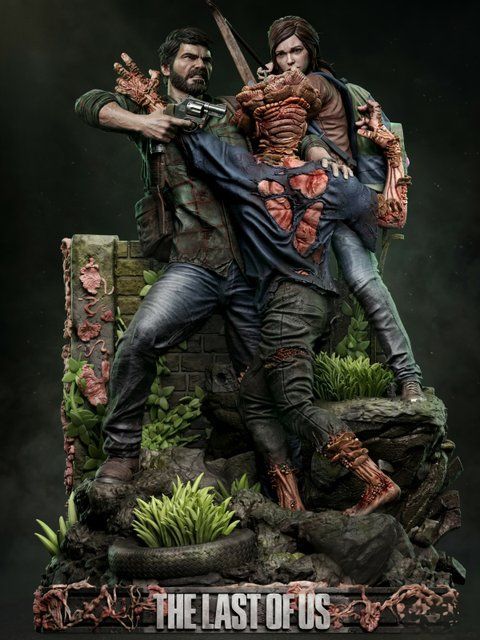 Колекційна діорама Joel, Ellie & Clicker (The Last of Us) &mdash; Scale 1/6 Joel, Ellie & Clicker Collectible Diorama (The Last of Us) &mdash; 1/6 Scale фото