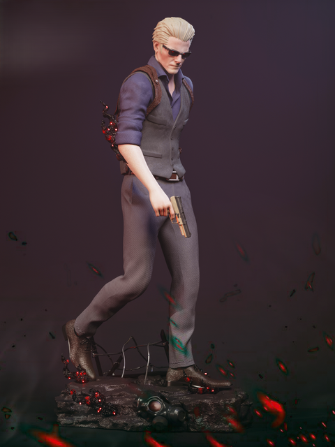 Коллекционная фигурка Альберта Вескера &mdash; Resident Evil 4 Albert Wesker Collectible Figure &mdash; Resident Evil 4 фото