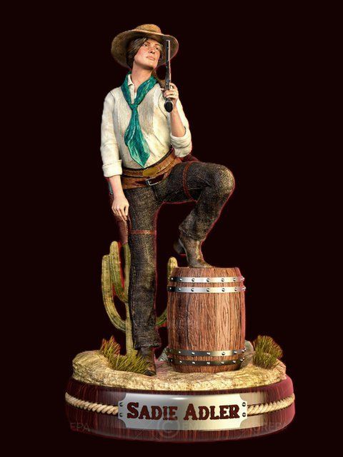 Sadie Adler &mdash; Exclusive RDR2 Figure, Painted, S (22cm)