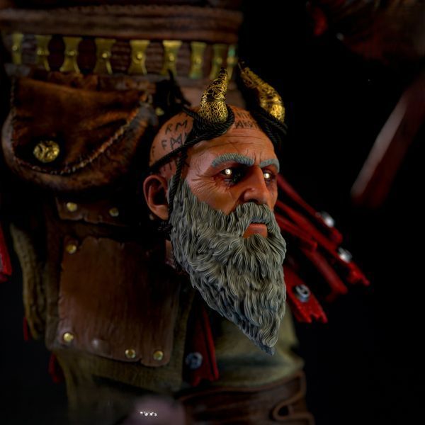 Коллекционная диорама Кратос и Тролль &mdash; God of War Kratos & Troll Diorama &mdash; God of War Collectible Statue фото