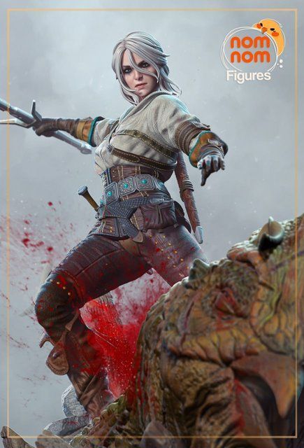 Цири &mdash; коллекционная диорама по игре Ведьмак 4 Ciri The Witcher 4 04 фото