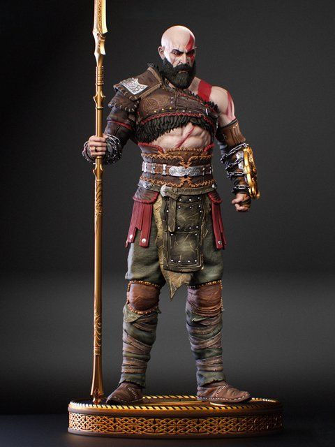Коллекционная фигурка Кратос &mdash; God of War Kratos Collectible Figure &mdash; God of War 5 фото