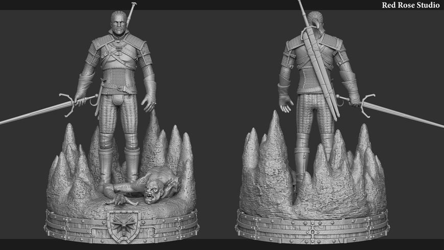 Коллекционная диорама Геральт из Ривии &mdash; Ведьмак (The Witcher) Geralt 08 фото
