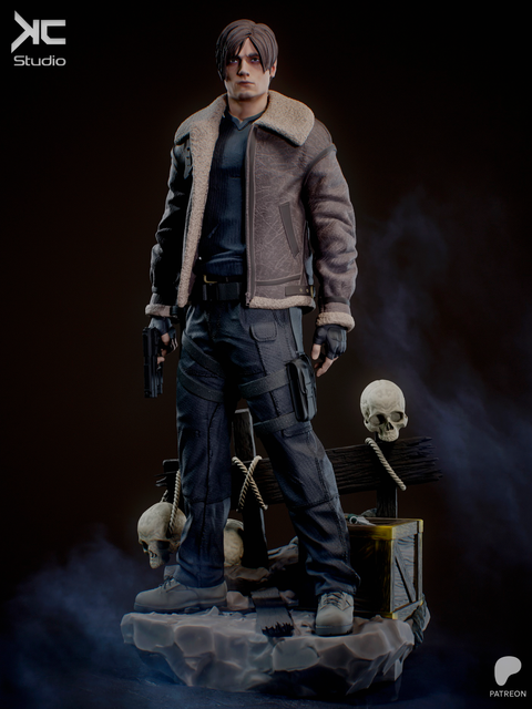 Леон Кеннеди (Leon S. Kennedy) &mdash; Эксклюзивная фигурка агента из Resident Evil 4 Leon S. Kennedy Collectible Figure &mdash; Resident Evil 4 kc фото