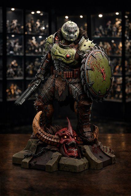 Коллекционная фигурка Думгай (DOOM: The Dark Ages) &mdash; Doom Slayer Figure Doom Slayer Collectible Figure (DOOM: The Dark Ages) &mdash; Doom Slayer Figure фото
