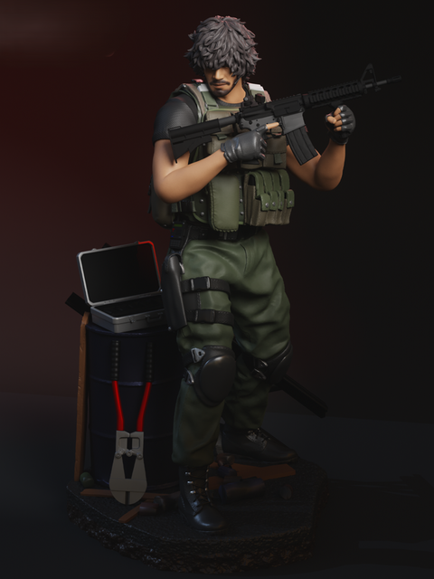 Коллекционная фигурка Карлоса Оливейры &mdash; Resident Evil 3 Carlos Oliveira Collectible Figure &mdash; Resident Evil 3 фото