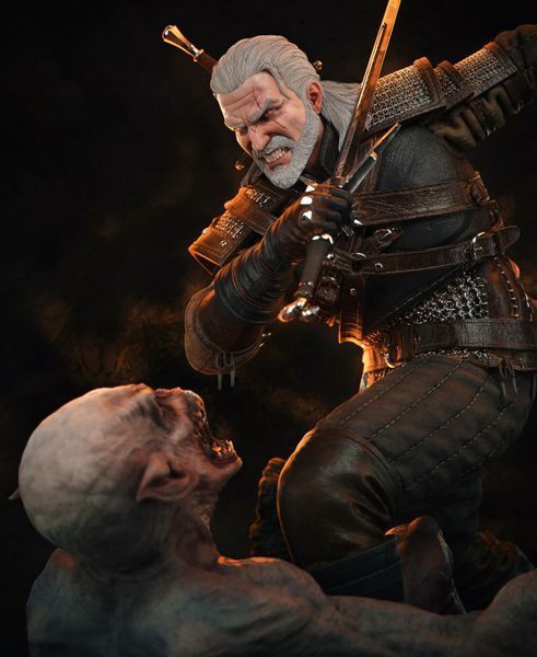 Коллекционная диорама Геральт из Ривии &mdash; Ведьмак (The Witcher) Geralt 09 фото
