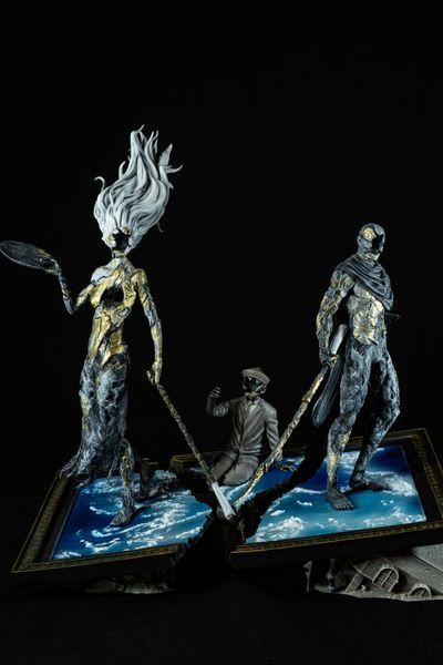 Clair Obscur Diorama &mdash; Exclusive "Three Souls" Composition from Expedition 33, Painted, L (32cm)