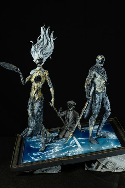 Clair Obscur Diorama &mdash; Exclusive "Three Souls" Composition from Expedition 33, Painted, L (32cm)