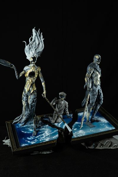 Clair Obscur Diorama &mdash; Exclusive "Three Souls" Composition from Expedition 33, Painted, L (32cm)