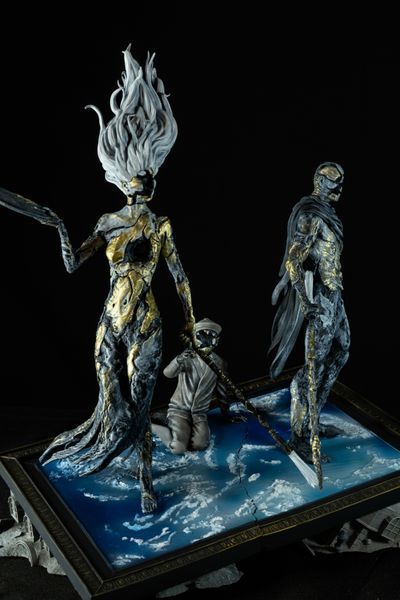 Clair Obscur Diorama &mdash; Exclusive "Three Souls" Composition from Expedition 33, Painted, L (32cm)
