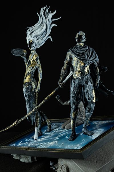 Clair Obscur Diorama &mdash; Exclusive "Three Souls" Composition from Expedition 33, Painted, L (32cm)